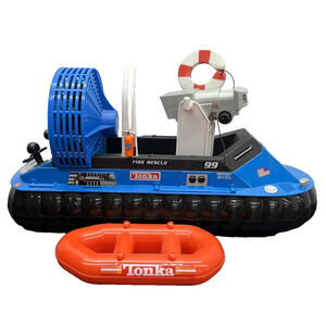Vintage 2003 Tonka Motorized Hovercraft Fire Rescue Tested & Working